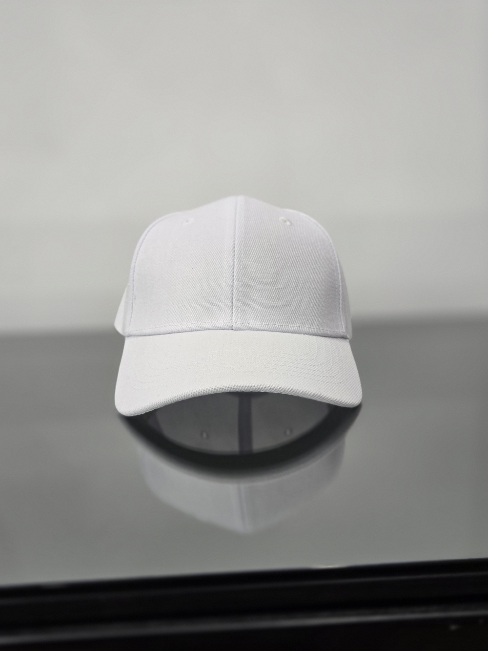 Men's White Baseball Cap - Clean Everyday Style